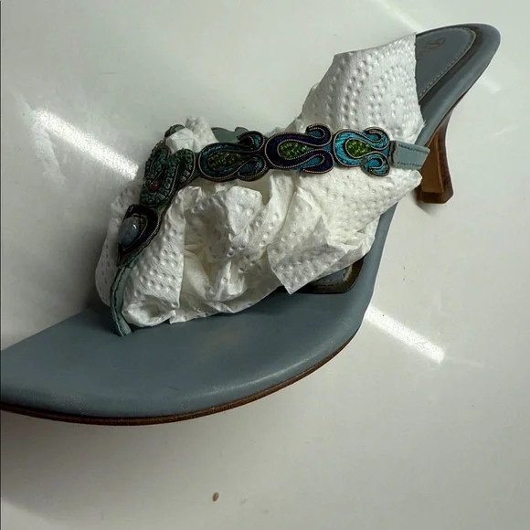 Diego di Lucca Beaded Women's Sandals - Picture 3 of 5